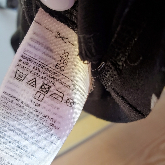 Old Navy Women's Black Floral Swing Dress Size XL NWOT - Picture 14 of 14